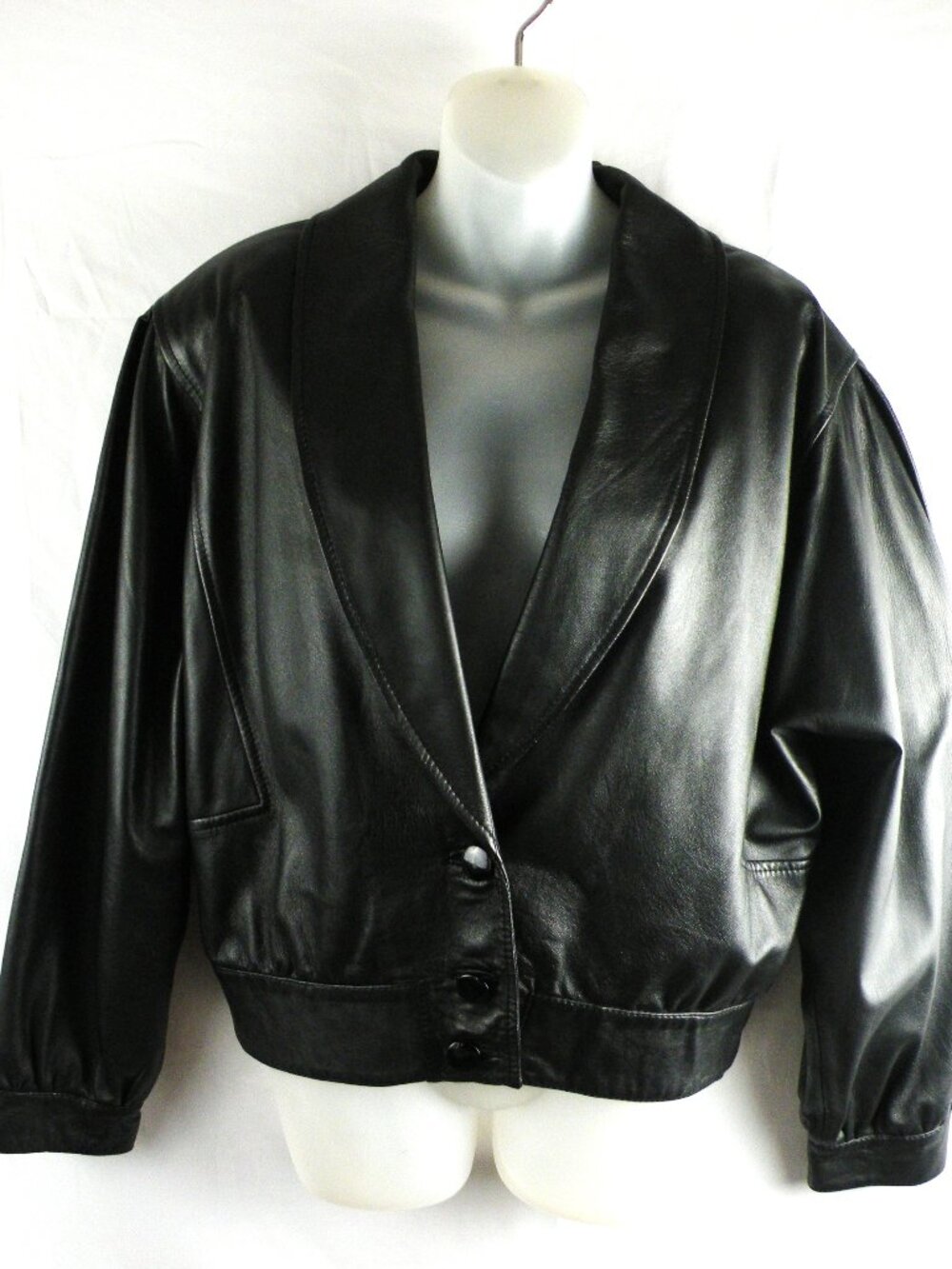 Vintage VERA PELLE • Italian Leather Moto Jacket 42